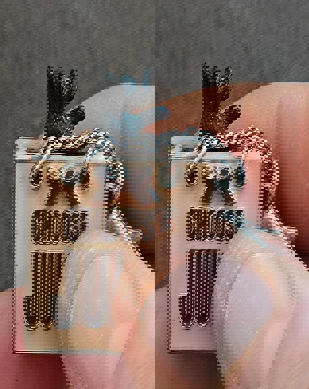 Rare Juicy Couture Women's Scottie Dog Choose Juicy Pink Shopping Bag Charm