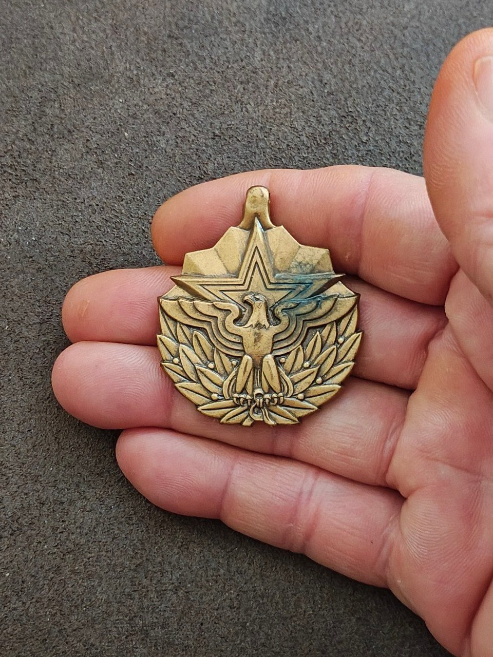 Vintage U.S. Meritorious Service Brass Medal