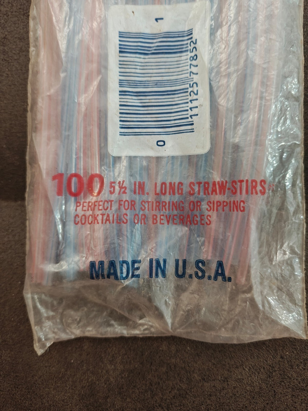 1960s/70s Carnival Brand "Supra Plastic" Bar-Cocktail-Stirs New Old Stock