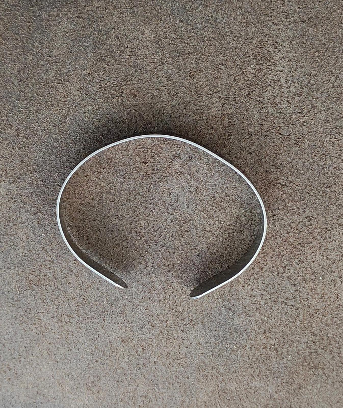 1960s Vintage POW/MIA Memorial Silver Tone Cuff Bracelet.