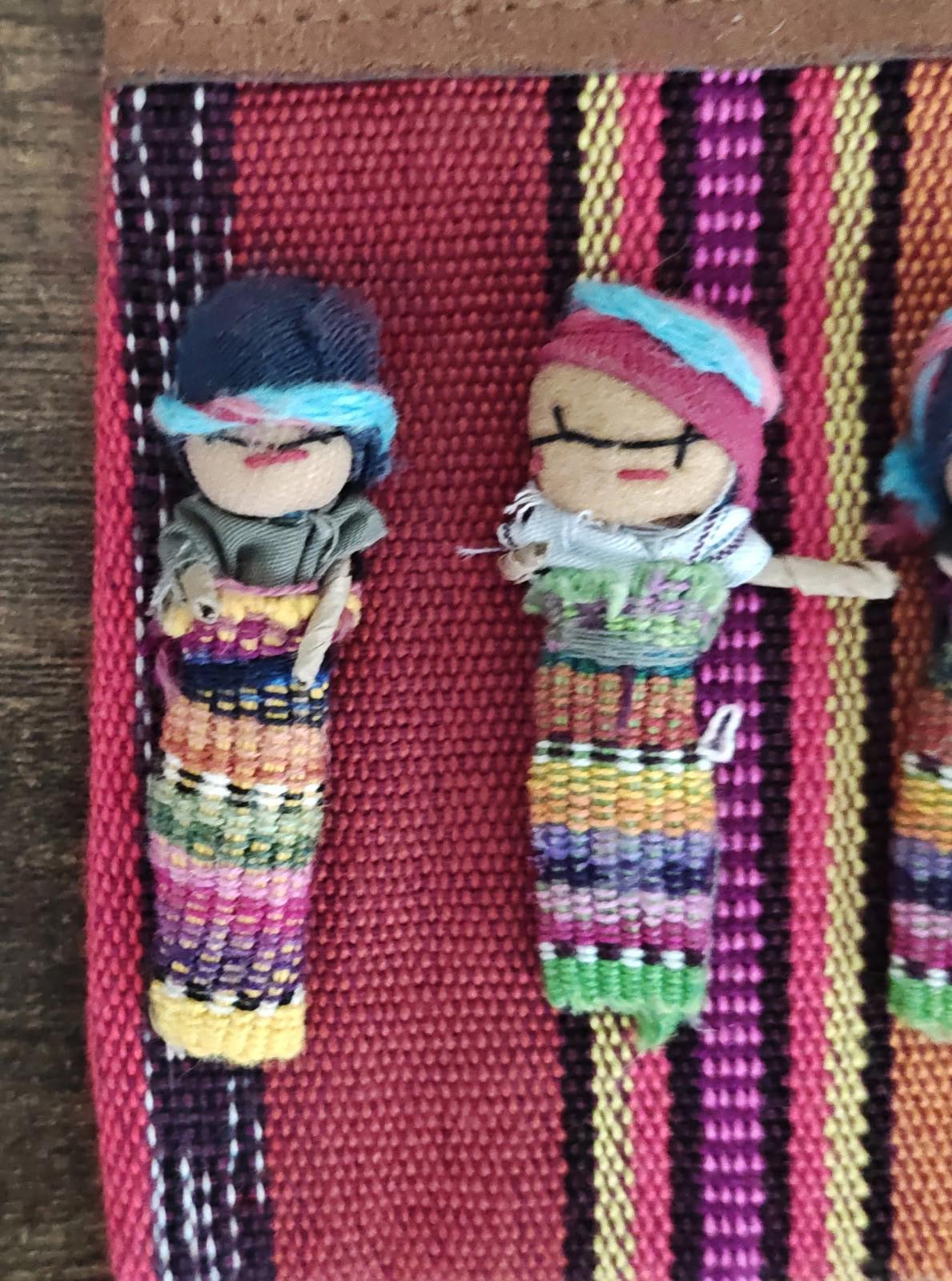 Handmade Cancun, Mexico Souvenir Worry Doll Purse