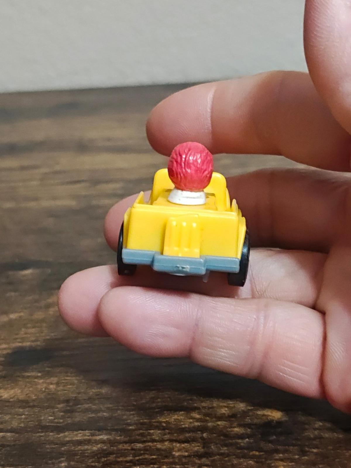 1985 Ronald McDonald Happy Meal Runabout Car