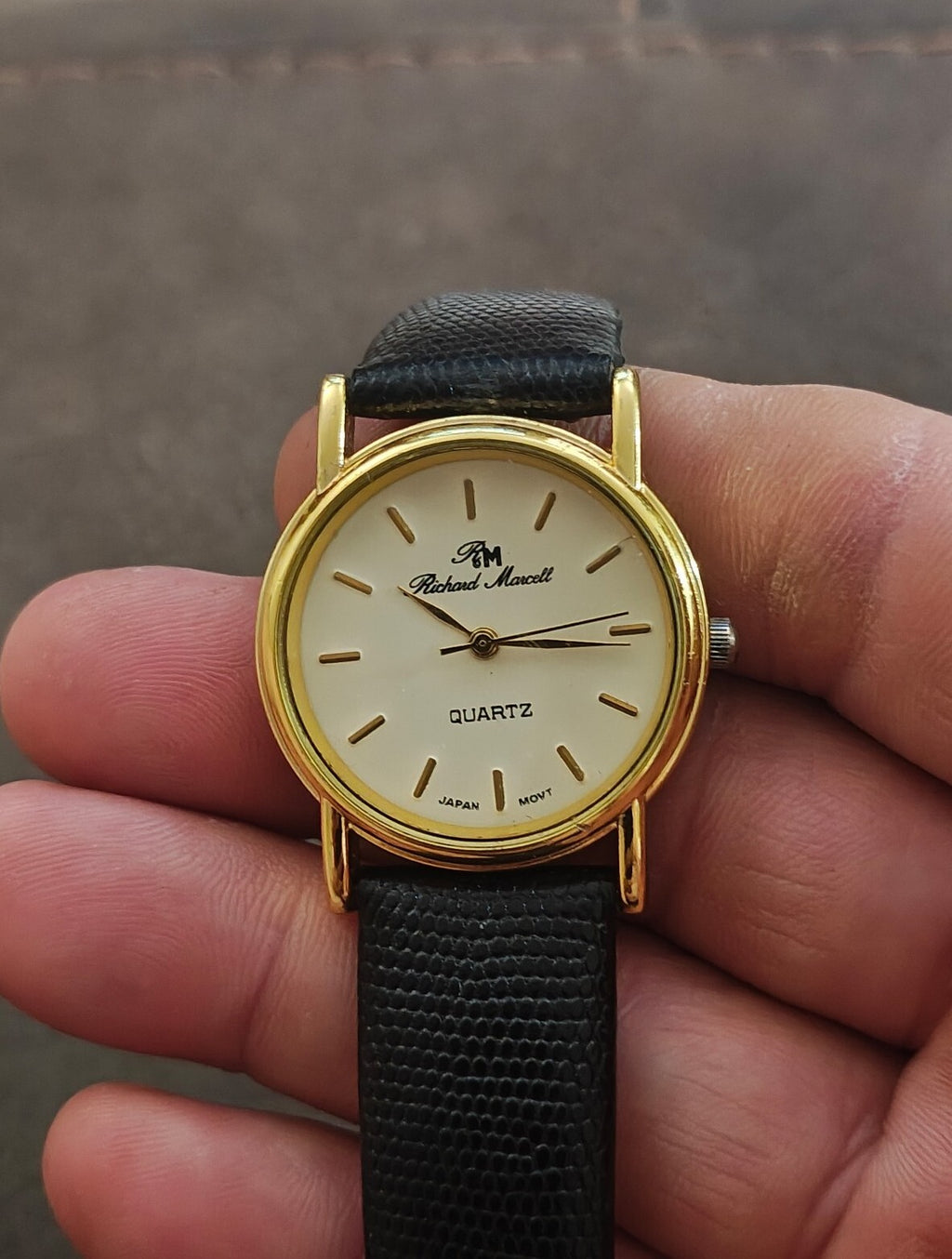 1980s/90s Richard Marcell Unisex Classic Quartz Dress Watch