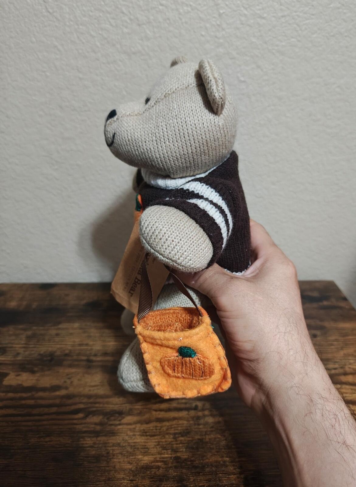 Retired Collectible Starbucks Autumn 2009 Bearista Bear (85th Edition) Plush