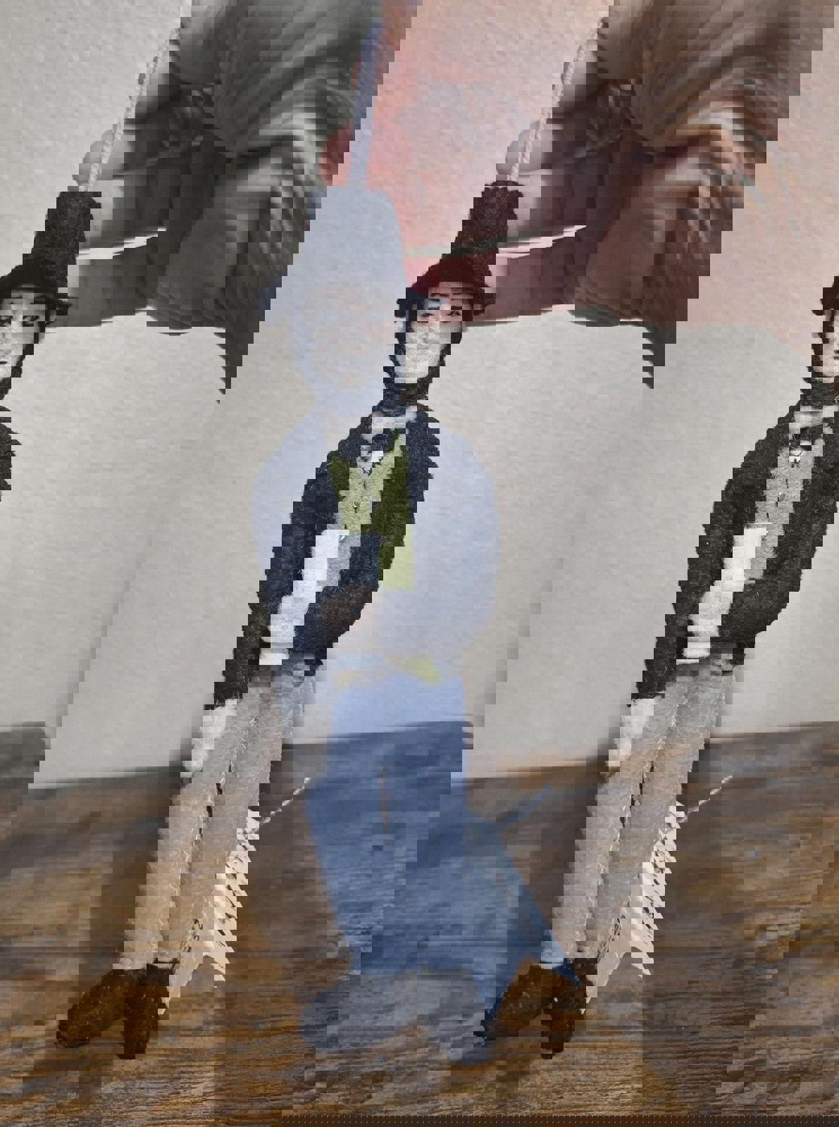 Handmade Abraham Lincoln Felt/Wool Ornament