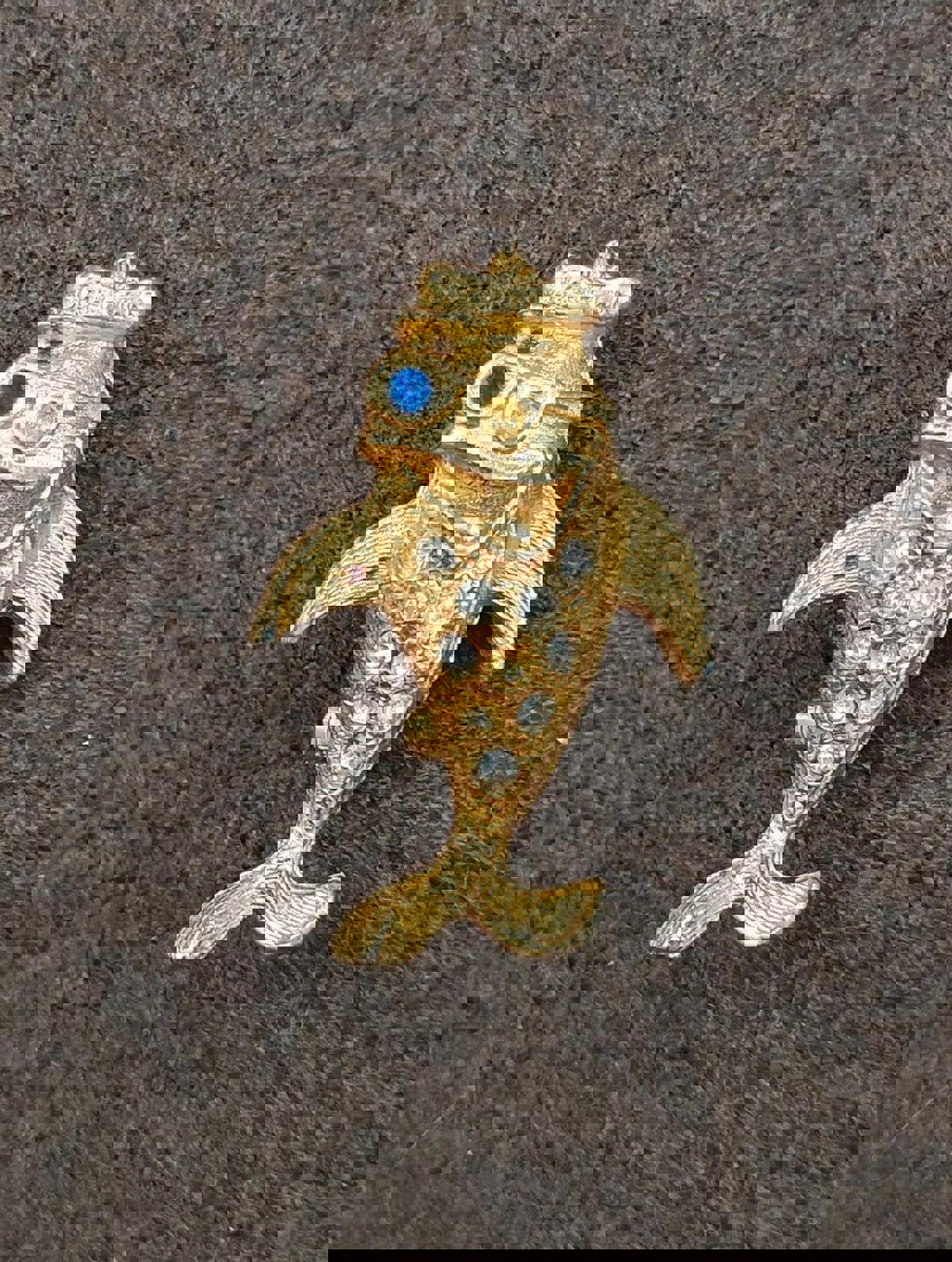 1960's Charlie the Tuna StarKist Mascot Collectible Advertising Pin