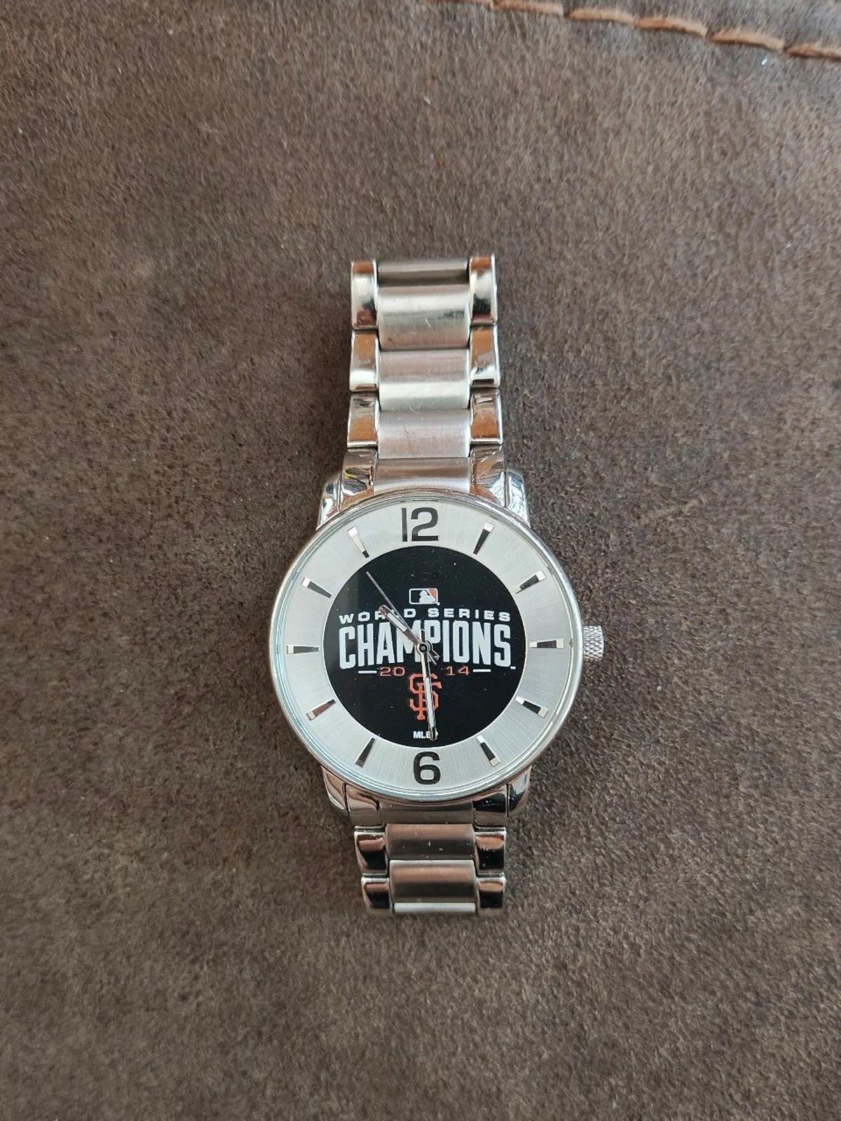Rare Game Time San Francisco Giants 2014 World Series Champions Watch