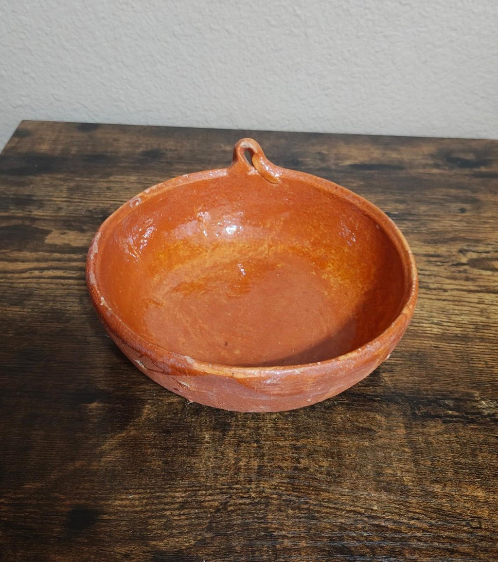 Authentic Handcrafted Traditional Mexican Clay Cooking/Serving Bowl/Pot