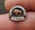 1960s/70s U.S. Department of The Interior 10-Year Service Pin
