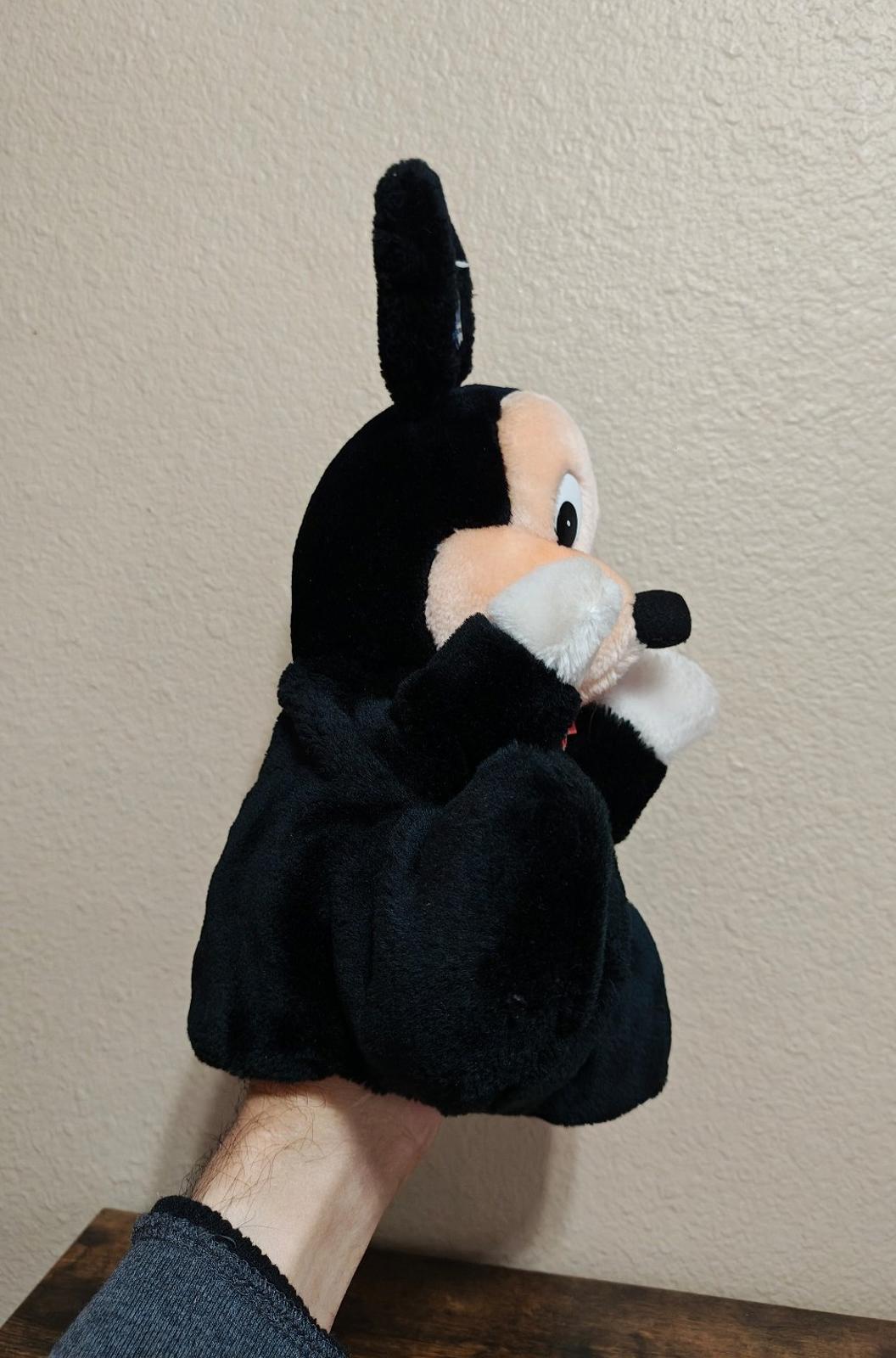 1980's Vintage Applause Mickey Mouse 12" Hand Puppet