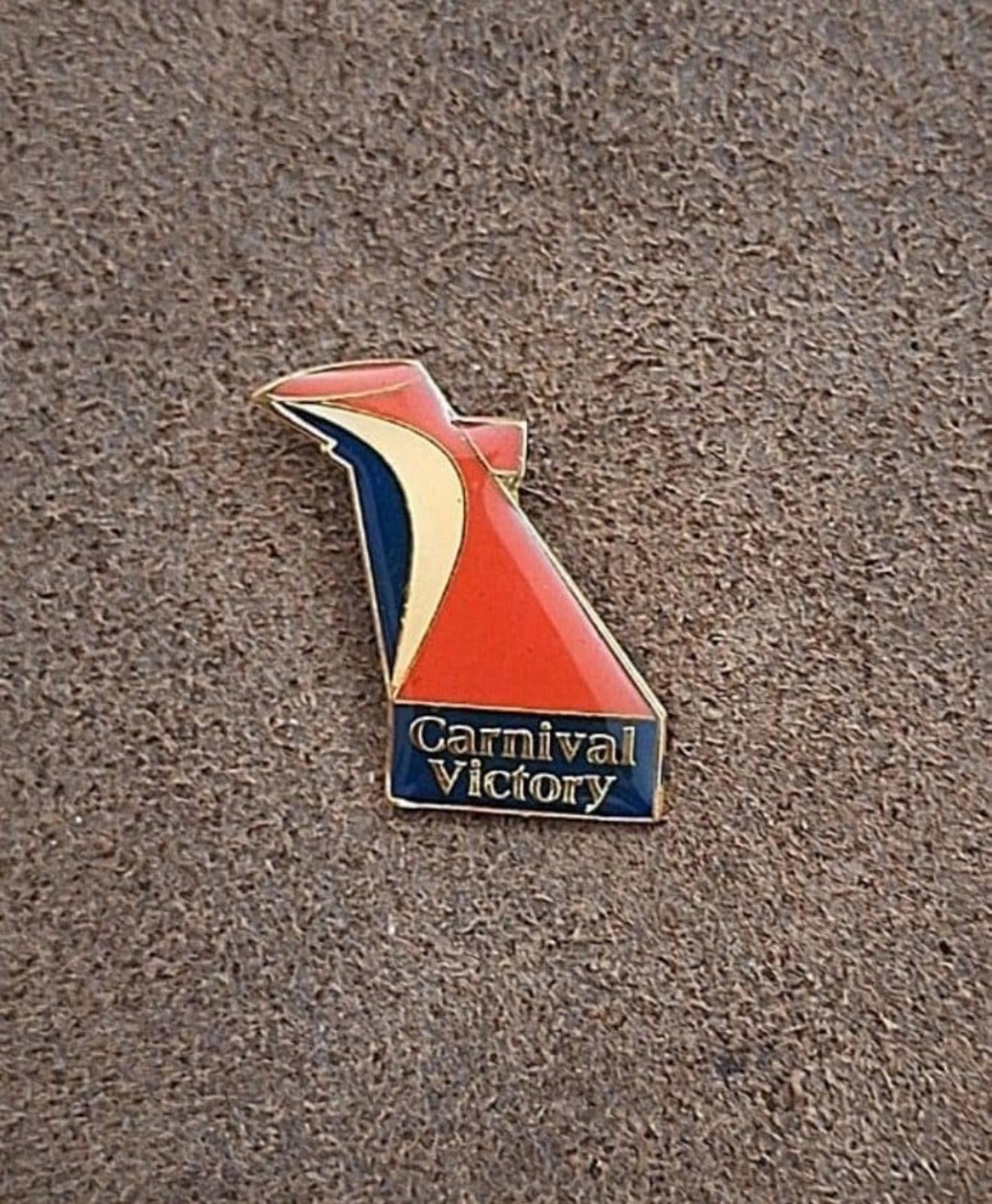 1990s Carnival Victory Cruise Lines Ship Guest VIP Enamel Pin