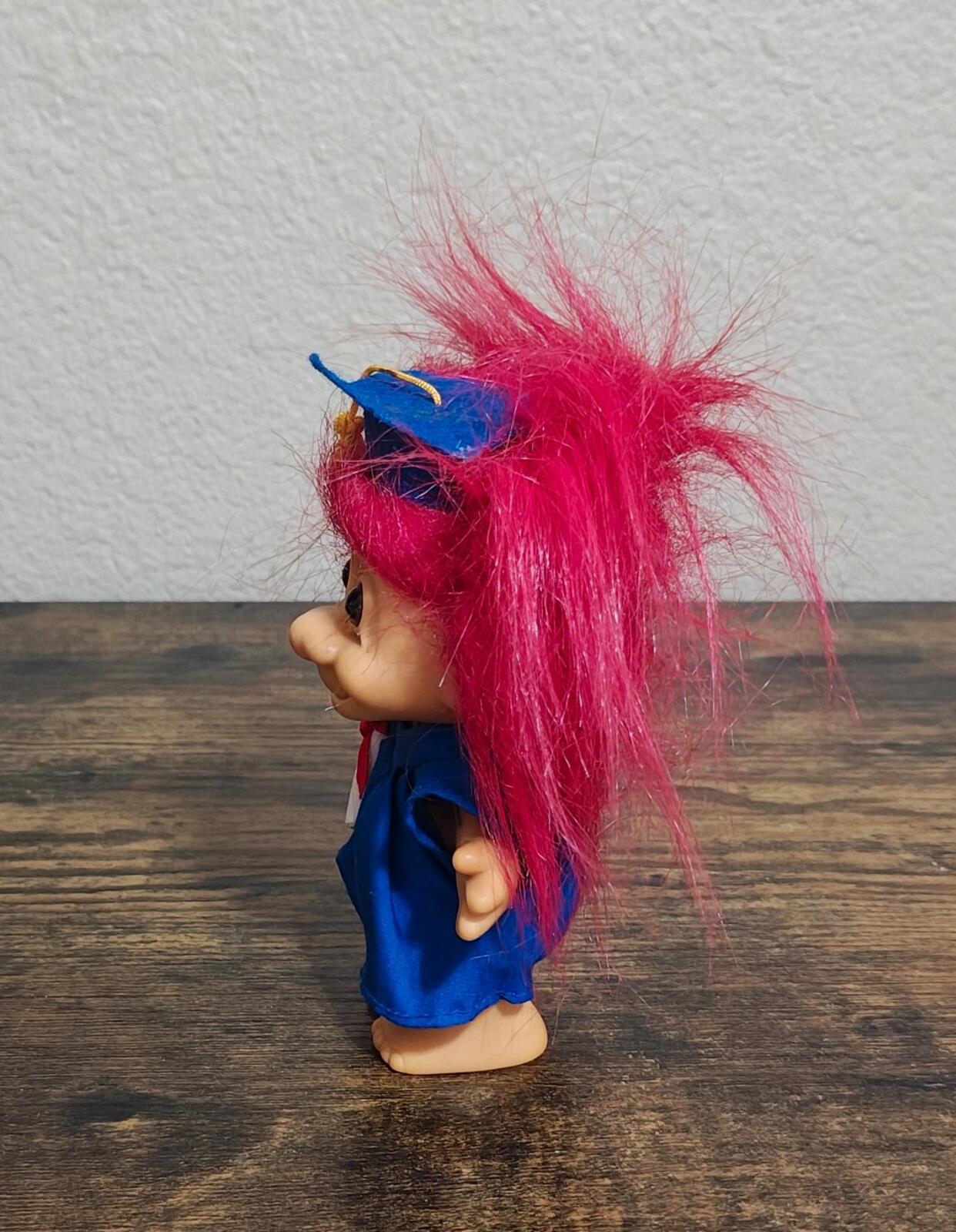 1990s Russ Berrie Graduation Troll Doll