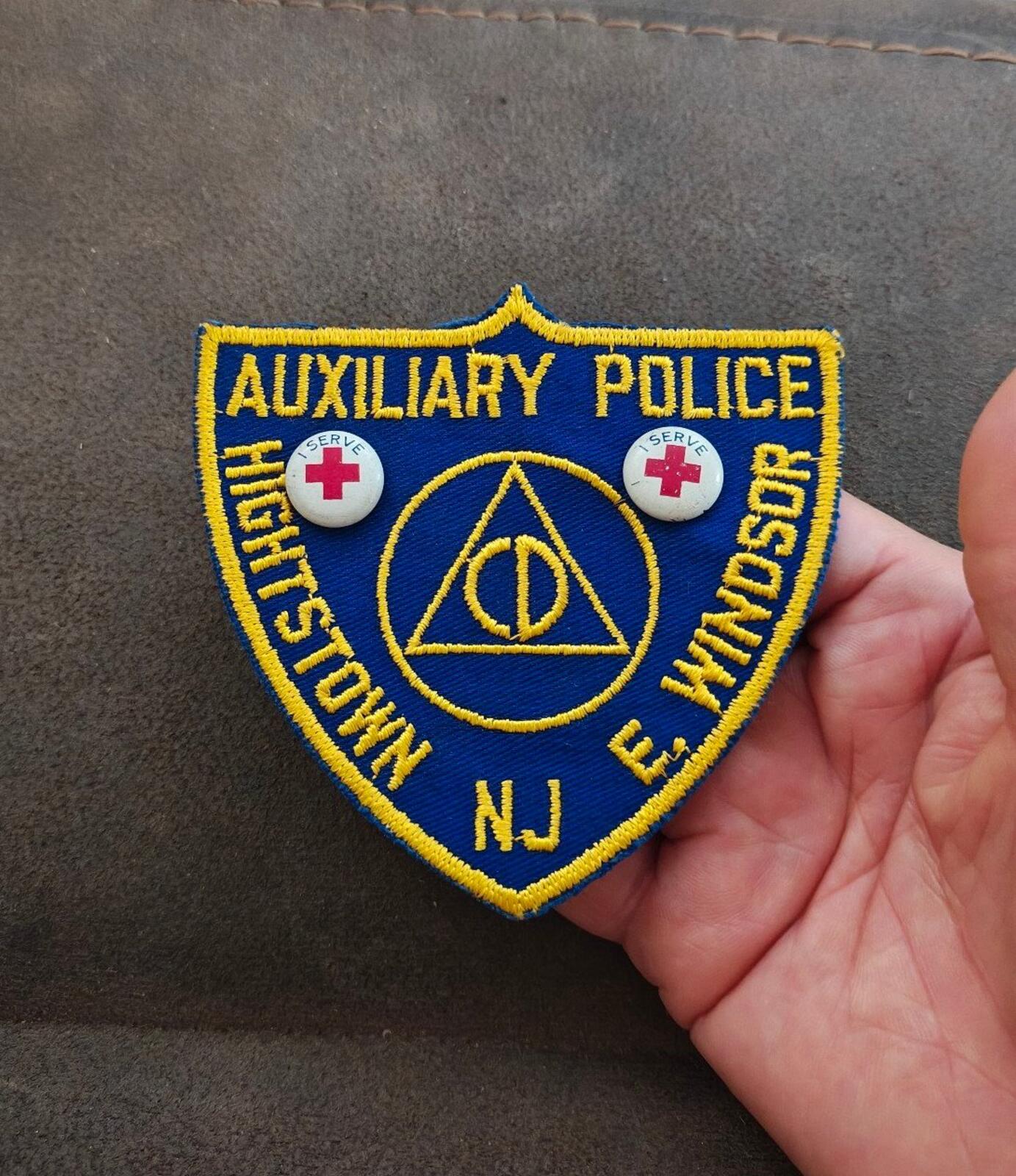 1950s/60s Civil Defense Auxiliary Police Highstown, & E. Windsor N.J Patch.