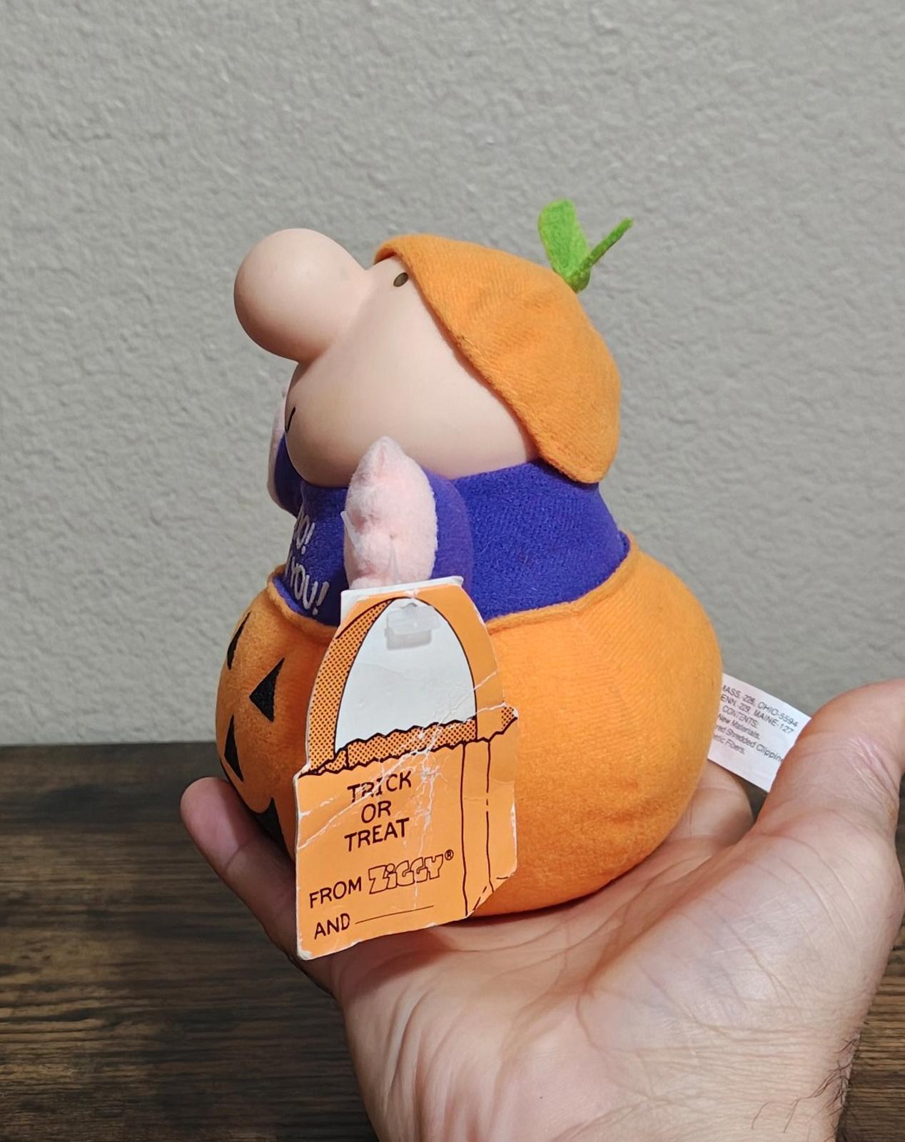 1989 Vintage " Boo I Love You" 7" Halloween Ziggy Plush