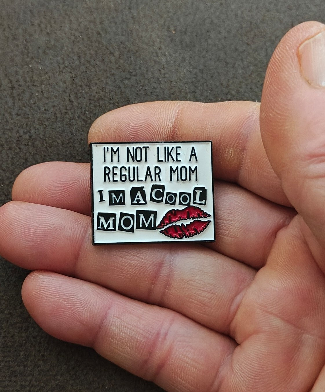 Mean Girls Inspired "Cool Mom" Enamel Pin.