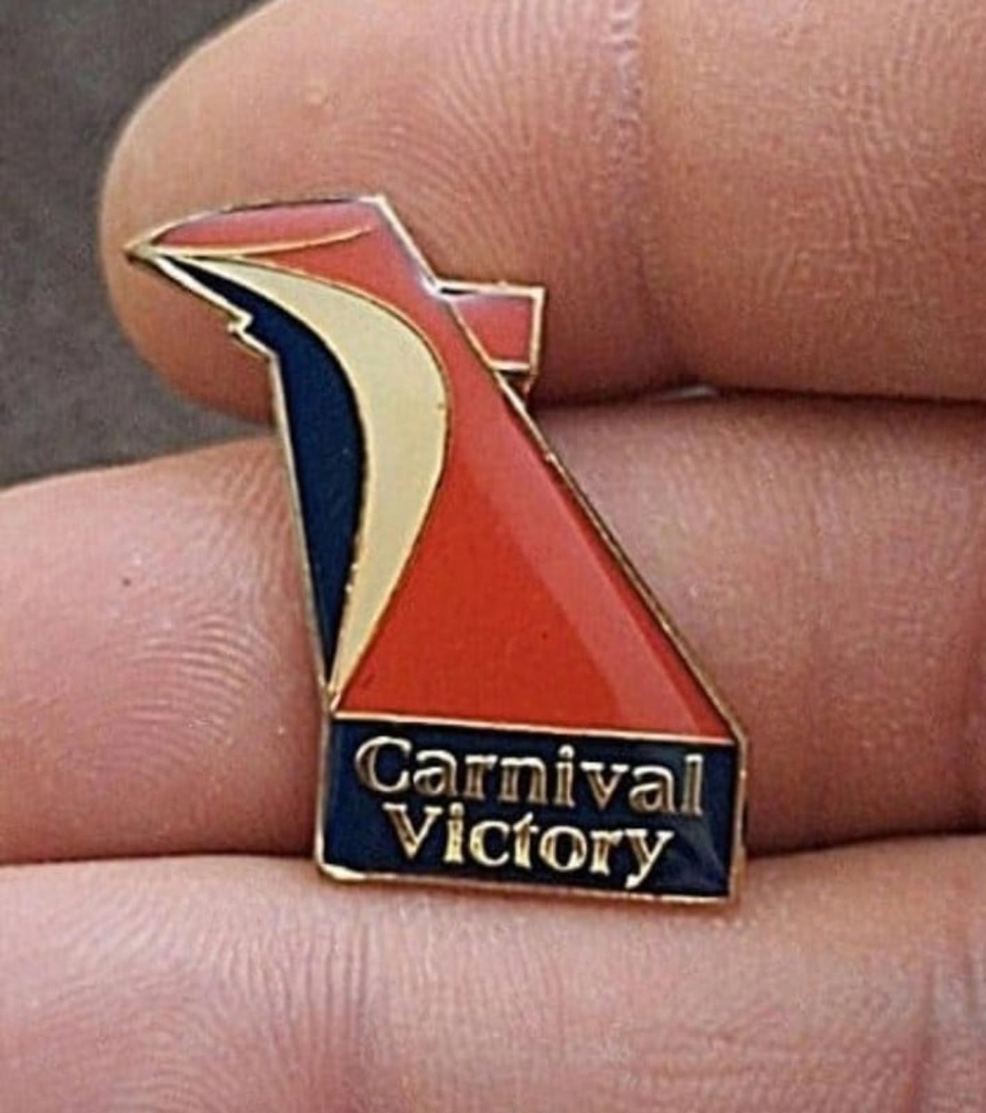 1990s Carnival Victory Cruise Lines Ship Guest VIP Enamel Pin