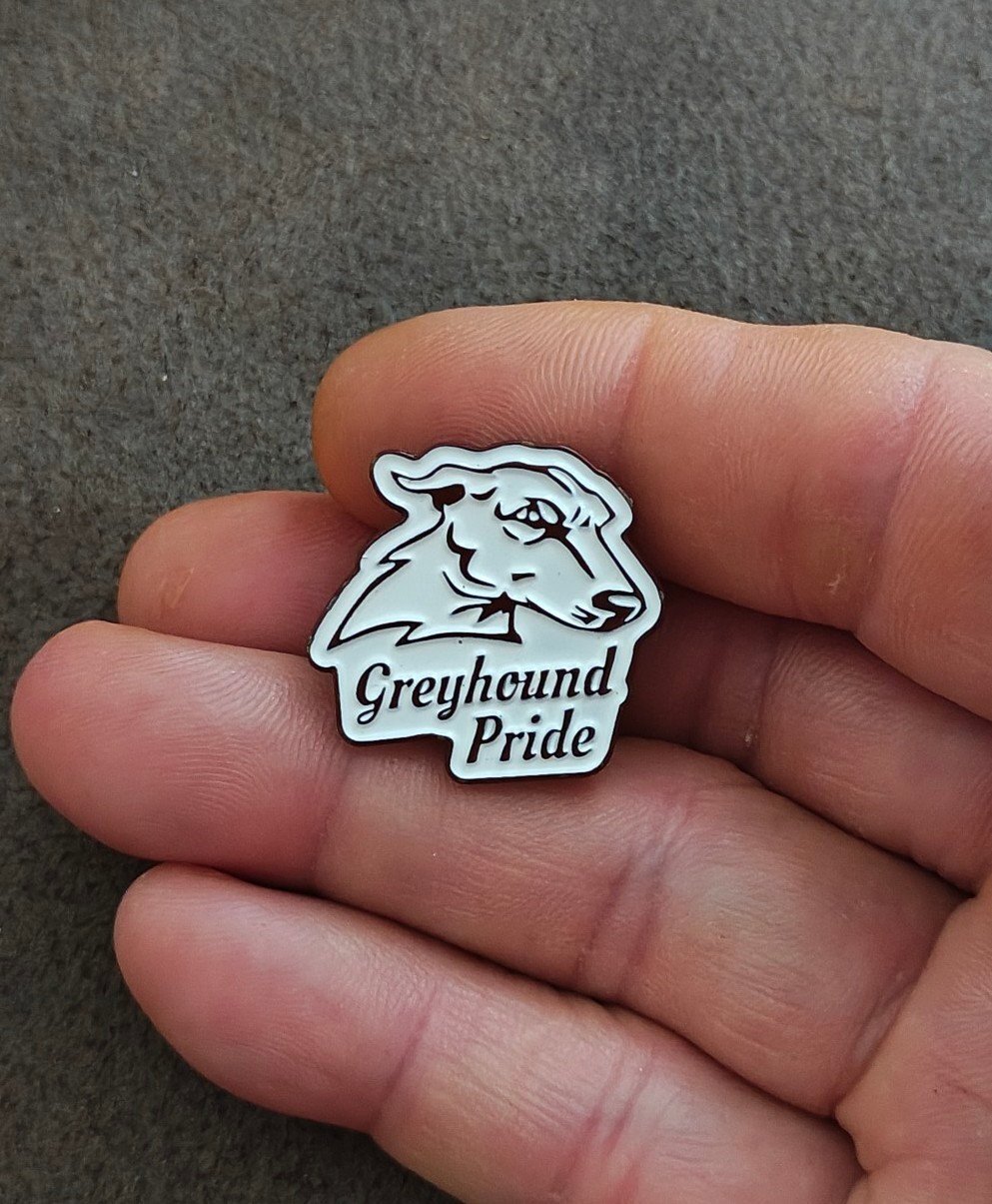 Greyhound Pride Enamel Pin - Trinketmania-LV