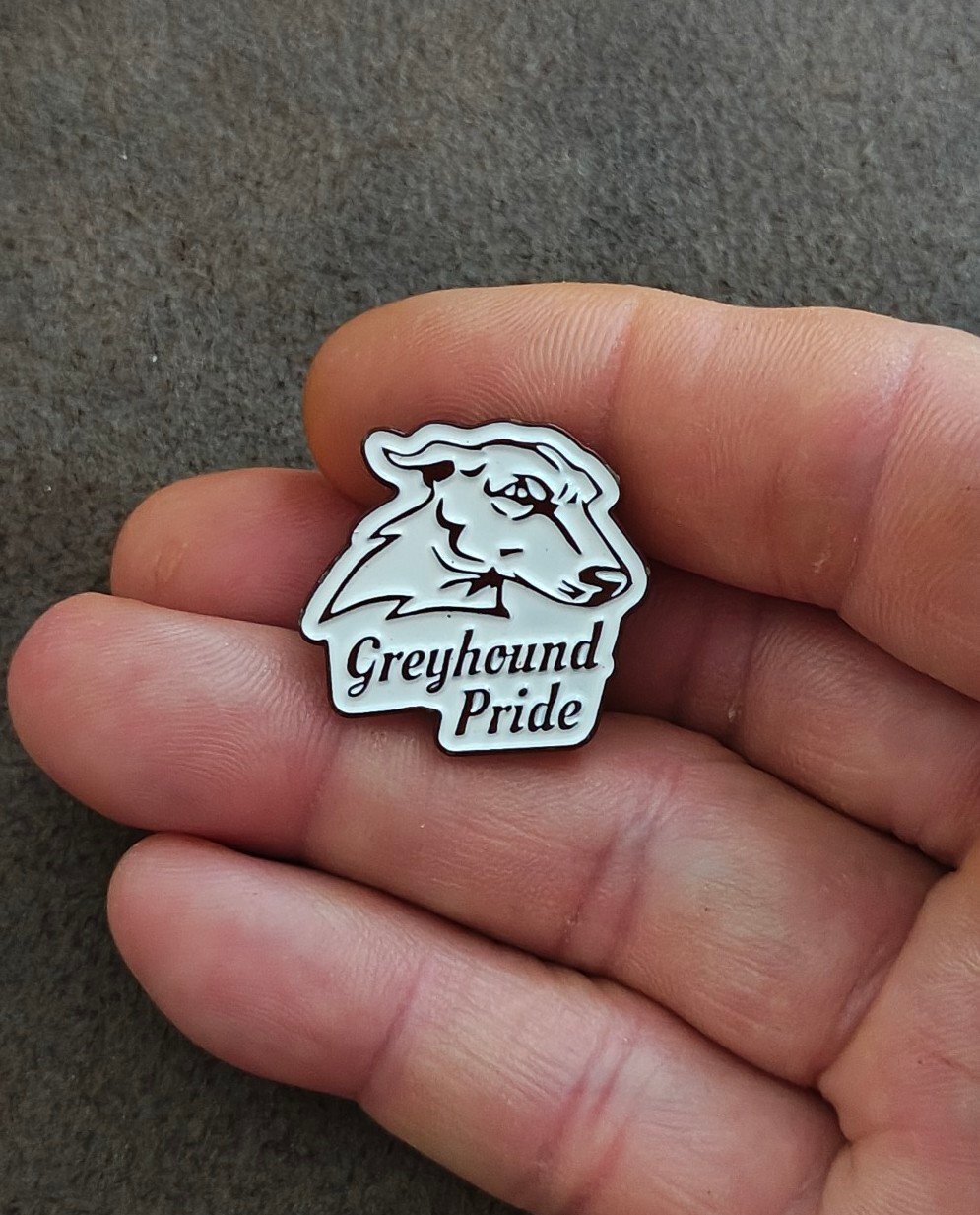 Greyhound Pride Enamel Pin - Trinketmania-LV