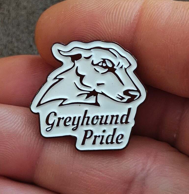 Greyhound Pride Enamel Pin - Trinketmania-LV
