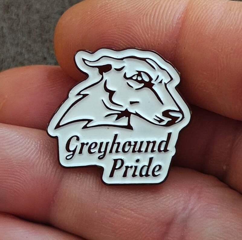 Greyhound Pride Enamel Pin - Trinketmania-LV