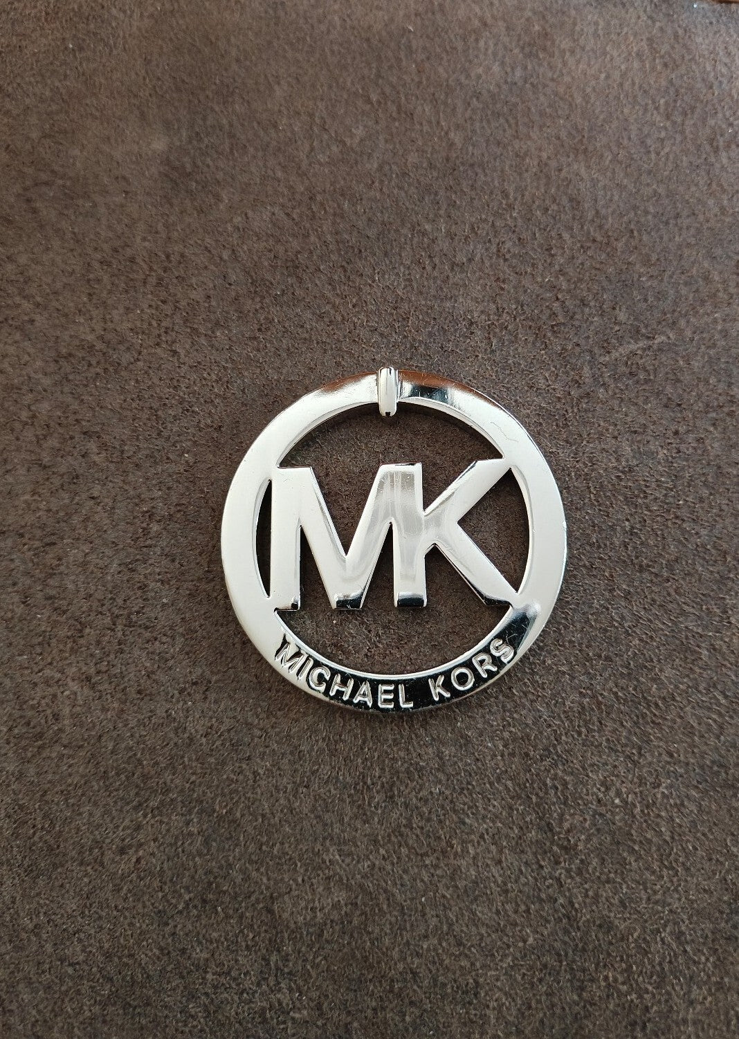 Michael Kors MK Logo Silver Tone Charm - Trinketmania-LV