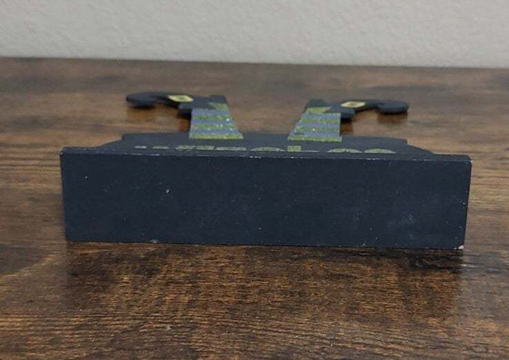 Set Of 3 Wooden Witches Brew Table Decor Figures - Trinketmania